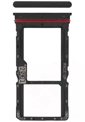 Motorola Moto G72 Sim / SD Karten Halter (Halterung) schwarz