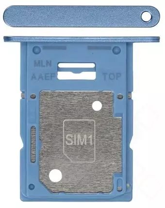 Samsung A156 Galaxy A15 Sim / SD Karten Halter (Halterung) blau