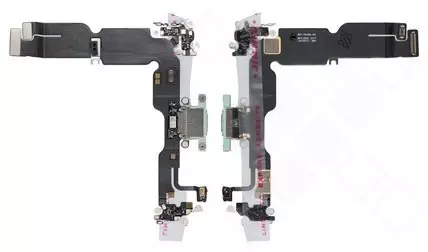 Apple A3094 iPhone 15 Plus Lade System Anschluss (Ladebuchse) grün