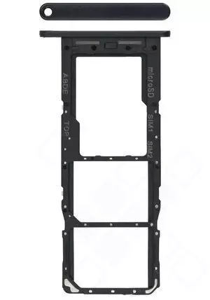 Samsung Galaxy A24 Sim / SD Karten Halter (Halterung) schwarz