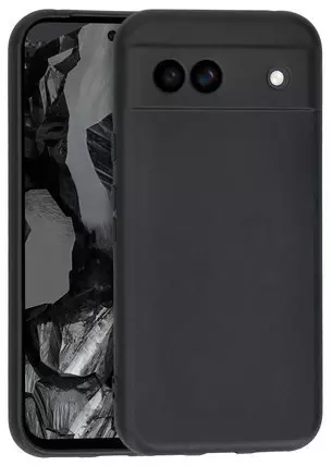 Silikon / TPU Hülle Google Pixel 8a in candy schwarz - Schutzhülle