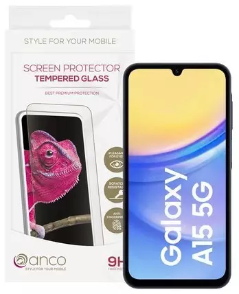 Echtglasfolie für Samsung A156 Galaxy A15 (Hartglas Echtglasschutz)