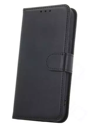 Klapp-Tasche (Book Style) ultra dünn Xiaomi Redmi Note 13 5G classy schwarz - Schutzhülle