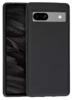 Silikon / TPU Hülle Google Pixel 7a in candy schwarz - Schutzhülle